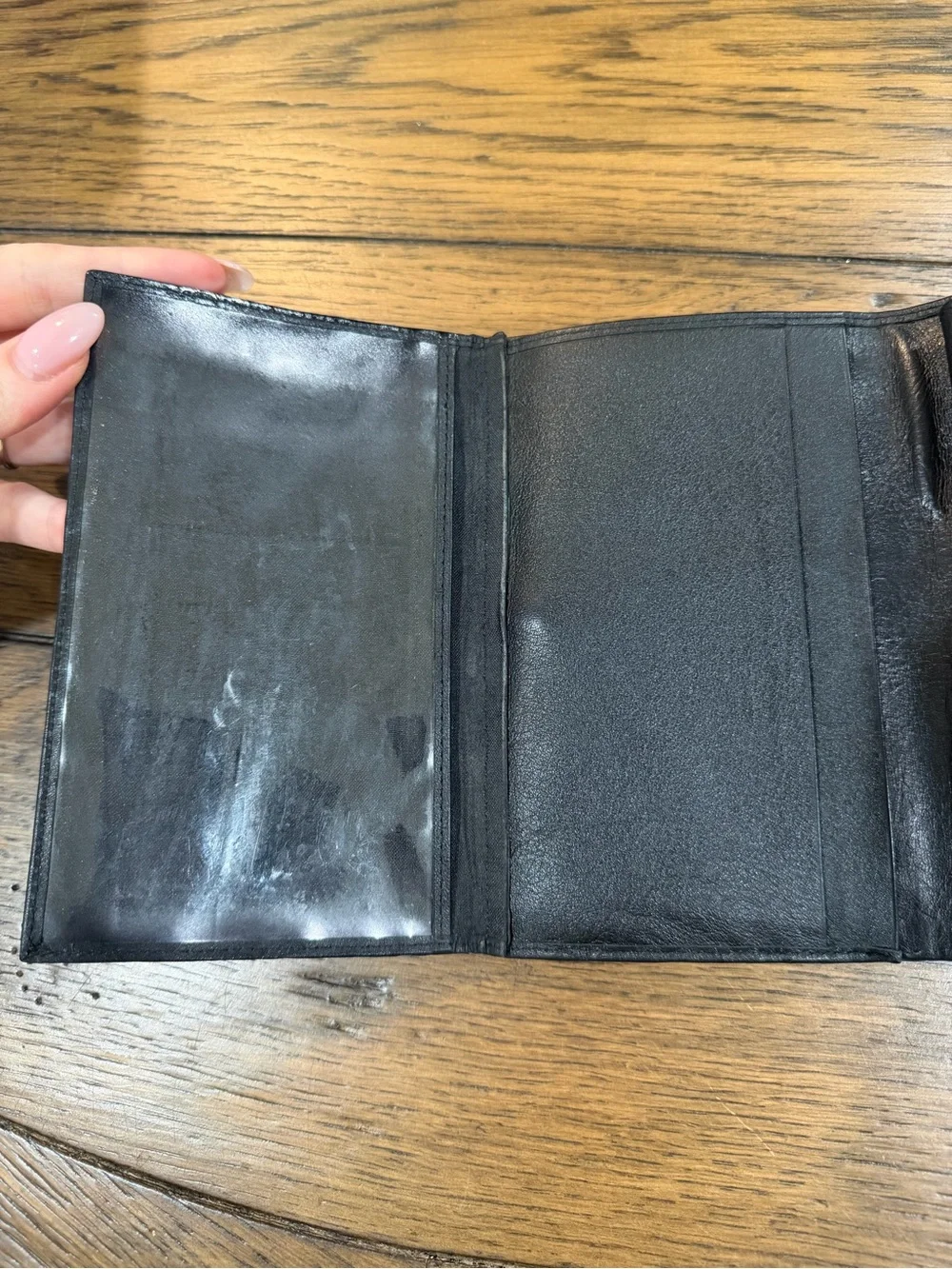 Classic Black Stingray-Texture Women's Wallet